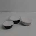Golden Rabbit Enamelware - Set of 3 - Nesting Bowls (Solid Black)