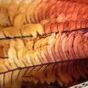 2Pcs Artificial Fall Harvest Hanging Basket,UV Resistant Faux Autumn Floral