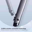 Serounder Bluetooth Optical Pen Mouse - 2.4G 1200 DPI, 4 Buttons, Ergonomic Mini for Laptops/Pads