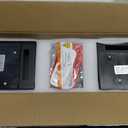 Wall Sconces Set of Two with Remote Control, 39.4 in Dimmable Black Battery Operated Wall Lights, 350 Ratation 3000K-6000K LED Wireless Rechargeable Sconce for Bathroom, Living Room, Bedroom