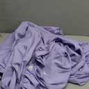 Queen Fitted Bed Sheet - Bottom Single Fitted Sheet Only - Ultra-Soft Hotel Luxury Bedding w/ 8-16 Inch Deep Pockets - Breathable, Cooling & Wrinkle Free - Easy-Fit, Fade & Shrink Resistant - Lavender