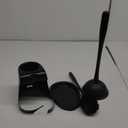 MR.SIGA Toilet Plunger and Bowl Brush Combo for Bathroom Cleaning, Black, 1 Set (One Size)