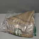 LIVEBOX Scalloped Easy Jute 3x5 Outdoor Rug, Washable Non-Slip Geometric Tan Rugs for Entryway, Indoor Outdoor Farmhouse Rug Modern Carpet Door Mat Area Rug for Patio Bedroom Living Room Kitchen Porch (Tan/Border 2)