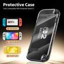 Dockable Case for Nintendo Switch 2-1:1 Precision Cutouts, Full Coverage Shockproof Hard Protective Switch 2 Case Shell, Compatible with Nintendo 2 Dock