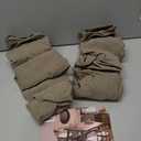 Genina Waterproof Seat Covers for Dining Room Chairs Covers Dining Chair Cover Kitchen Chair Covers (Taupe, 4 Pcs)