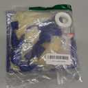 10th Birthday Decorations for Boys Girls, Blue Silver Happy 10th Birthday Double Digits Door Banner Decorations, Number 10 Foil Balloon Triangle Flag 10 Year Old Bday Party Supplies for Son Daughter