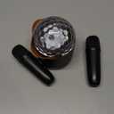 Karaoke Machine with Disco LED Lights for Adults Kids, Portable Bluetooth Speaker with 2 Wireless Microphone Toys Easter Birthday Gifts for Boys Girls Family Home Party (Black)