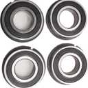 4PCS Front Wheel Bearing Kit AM102888 Compatible with JD Gator Turf E-Gator TE TH TS Military 6x4, 4x2, TS, Trail