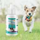 VOSIFSDIY Ear Mite Treatment for Dogs and Cats, Dog Ear Infection Treatment, Ear Mite Treatment for Dog Yeast Infection, 100% Natural Dogs Cats Ears Drops-2PCS