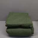 LEAONME Oversized California King Size Quilt Set, Lightweight Olive Green Bedspread-118''x106'', Soft Summer Quilt Bedding Sets for All Seasons-3 Pieces (Includes 1 Quilt, 2 Shams)