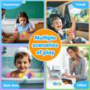 Sensory Fidget Toys Toddlers Adults: 8 Pack Basket Stocking Fillers Textured Suction Cup Bath Toys for Kid Autism ADHD Toy for Classroom Prizes Calm Down Corner Supplies Travel Toys