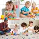 3 x 2 Pcs Taba Squishy Cat Paw Squeeze Toys, Kawaii Squishies PVC Sensory Toys, Stress Relieving OPP Packaging Gifts, Fidget Toys Squishy Novelty Things Suitable for Kids Teenage(2Pcs Random Color)