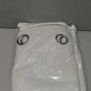 MIULEE 100% Blackout Linen Textured Curtains for Bedroom Solid Thermal Insulated Ivory Grommet Room Darkening Curtains & Drapes Luxury Decor for Living Room Nursery 62 x 84 Inch (2 Panels)