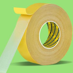 Double Sided Tape Heavy Duty, 2in x 164FT(50m), Extra Large Universal High Tack Mounting Tape, Strong Wall Adhesive Strips Fiberglass Mesh, Sticky Clear Tape, Picture Poster Decor, Easy Use