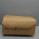 Sure2Sleep Gel Swirl Memory Foam Mattress Topper - 2 Inch, Pressure Relieving, Cooling Comfort - Made in The USA & CertiPUR-US Certified - Softens Firm Beds and Extends Mattress Life - Full Size