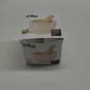 Cilio Champagne Marble Mortar and Pestle, 4-Inch, Cream
