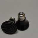 25W Reptile Heat Lamp(2-Pack) Ceramic Heat Emitter- Non-Light Emitting, 24/7 Safe Heating for Terrariums, Brooders & Incubators-Turtle Lizard Bearded Dragon Snake Small Pets E26