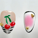 Luxury Press on Nails Short Almond Handmade 3D Unique Reusable ABS Material Fake Nails French Tip False Nails with Designs Flower Leopard Print Fall Glossy Glue on Nail Thick Acrylic Nail(S)