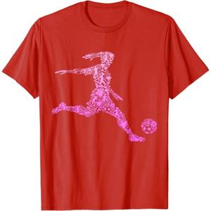 Soccer Women Girl Youth Player T-Shirt M