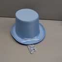 Nicky Bigs Novelties Adult Satin Top Hat Magician Gentleman Roaring 20s Tuxedo Formal Costume (Light Blue)