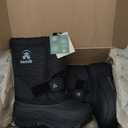 Kamik Unisex-Child Rocket Snow Boot (12 Little Kid, Black)