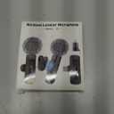 Wireless Microphone for iPhone & Android, 2-Pack Mini Lavalier Mic