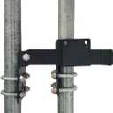 Chain Link Fence Strong Arm Double Gate Latch for 1-3/8"- Latches Two Gates Together Without The Need of a Drop Rod - Chain Link Farm Fence Gate Latches for Metal Gates