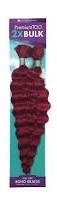 Sensationnel PremToo bulk weaving  2x deep human hair blend for boho, knotless box or curly loose wave styles - 1 pack (18 inch, BG BURGUNDY) Sensationnel PremToo bulk weaving  2x deep human hair blend for boho, knotless box or curly loose wave styles - 1 pack (18 inch, BG BURGUNDY)