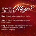 Colorbar Eyeshadow and Blush Palette - Rich Shades - Effortless Blending, Long-lasting Wear, and Crease-proof Formula - Spellbound - 1.26 oz