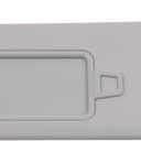 Dasbecan Left Driver Side Sun Visor Compatible with Hyundai Elantra AD(Sixth Gen) 2017 2018 2019 2020 Replace 85210-F0100TTX Gray Without Light