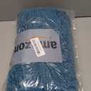 OLANLY Dog Door Mat for Muddy Paws 44x24, Absorbs Moisture and Dirt, Absorbent Non-Slip Washable Doormat, Quick Dry Chenille Mud Mat, Entry Indoor Entryway Carpet for Inside Floor, Atlantic Blue