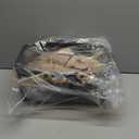 Metal Mesh Steel Harvest Basket, Rectangle Wire Garden Basket with Handle  Multi-Functional Storage Organizer for Gathering Vegetables, Fruits, Kitchen, Garden, Picnic & Cabinet (Ebony)