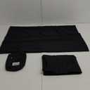 Set of 2 Black Pillowcases 30x20