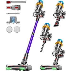Cordless Vacuum Cleaner, 55KPA 70Min 650W Motor Powerful Vacuum Cleaners for Home, Self-Stand Cordless Stick Vacuum Rechargeable Anti-Tangle/LED Screen/1.8L Cup for Home Pet Hair/Carpet/Hardwood Floor