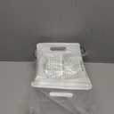 2Pcs Paper Plate Dispenser for 7-10 Inch Disposable Plates, Space-Saving Disposable Plate Storage Organizer for Cabinet, Countertop, RV or Outdoor, Space-Saving Plastic, Foam and Paper Plate Storage