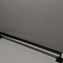 HITSLAM Bath Towel Bar, 30 Inch Towel Rack for Bathroom Wall Mounted, SUS304 Stainless Steel Towel Holder with Hardware Accessories, Matte Black