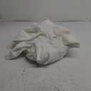 ZeeMart Grid Embroidered Hemmed Tablecloths, Off White 52x52 Inch, Farmhouse Style Heavy Weight Cotton Linen White Tablecloths, Boho Plaid Water Resistant Square Table Cloth