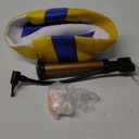 Magicorange Volleyball, 1 Pack Official Size 5 Volleyballs- PU Leather Indoor Outdoor Soft Touch Volleyballs for Beach Play, Game,Gym,Training -Includes Ball Pump (Blue Yellow)