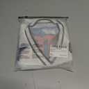 Women's Number Print Mesh Jersey Shirt Color Block V Neck Short Sleeve Football T-Shirt (M)