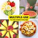 Fruit Cutter Set of 5 - Fruit & Vegetables Cutting Tools - Banana - Kiwi - Strawberry - Water Melon Slicer Cutter - Pineapple Corer - Apple Slicer - Kitchen Accessories