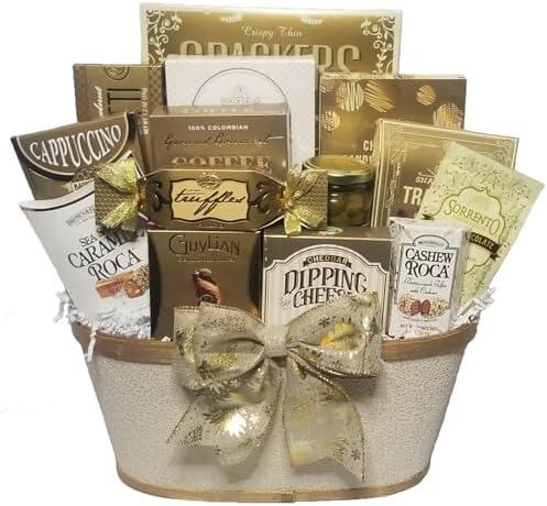Delight Expressions® "Jingle All the Way" Holiday Christmas Food Gift Basket - Great gift idea for Holidays, BB Date: 07/17/2025