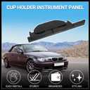 Cup Holder for BMW E39 525i 525iT 528i 530i 540iT 1996-2003 Practical No.51168190206 | Instrument Panel Drink Holder Black 1 Pcs Durable Material