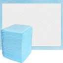50 Count Super Absorbency Disposable Underpads, Leakproof Quick Drying Disposable Pads for Baby, Puppy and Adults, Disposable Changing Pads for Baby, Disposable Diaper Changing Pads, 17” x 13”, Blue