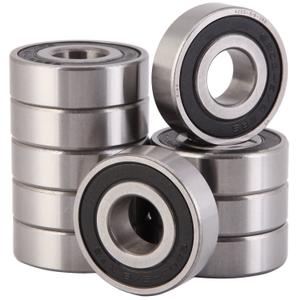 XiKe 10 Pcs 6203-5/8-2RS Double Rubber Seal Bearings 5/8" x40x12mm, Pre-Lubricated and Stable Performance and Cost Effective, Deep Groove Ball Bearings.