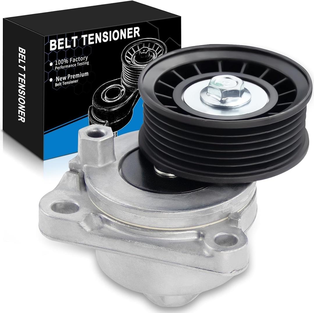 Belt Tensioner Assembly with Pulley for:-Ford Escape Focus Fusion Transit Connect for:-Mazda Tribute for:-Mercury Mariner Milan 2006-2013 2.0L 2.3L 2.5L L4 OE# 38452 6E5Q6A228BB