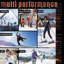 3 Pack Fleece Lined Leggings Women with Pockets -Warm Winter Yoga Pants for Women Thermal Running Workout Leggings, Large