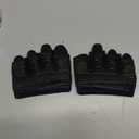 Minimal Workout Gloves,Short Micro Weight Lifting Gloves Grip Pads with Full Palm Protection & Extra Grip for Men Women Weightlifting, Gym, Cross Training, Powerlifting, WODs 