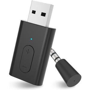 Bluetooth 5.3 Transmitter, APTX Adaptive APTX Low Latency Dual Device Connection,for PS5,PS4, Switch, PC, TV,Bluetooth Headphones (Plug Play)