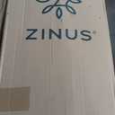 ZINUS 12 Inch King Green Tea Memory Foam Mattress [New Version], Fiberglass free, Medium Firm Feel, Zoned Pressure Relief, Certified Safe Foams & Fabric, Mattress in A Box (White)