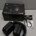 PHOINIKAS Wireless Gaming Headset for PC, PS5, PS4, 2.4GHz USB & Type-C Gaming Headphones with Mic, 7.1 Stereo Sound, 30+Hr Battery Gamer Headsets for Switch, Laptop, Mac -Black